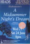 HIADS poster for A Midsummer Night's Dream