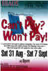 HIADS poster for Can't Pay Won't Pay