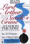 HIADS poster for Lord Arthur Savile's Crime